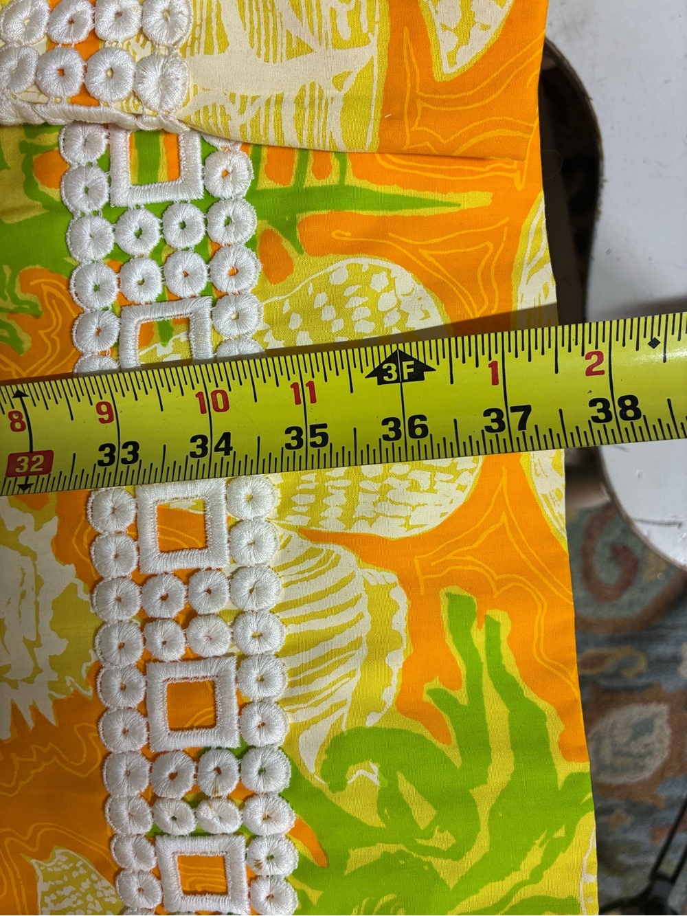 Stunning Vintage The Lilly Pulitzer Maxi Skirt Shell Print 14 - Picture 11 of 12